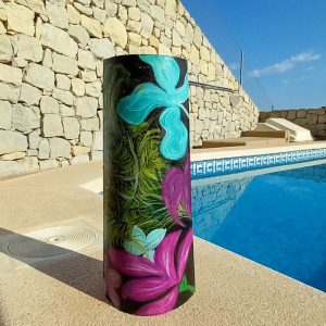 Tropical Blues - Floral